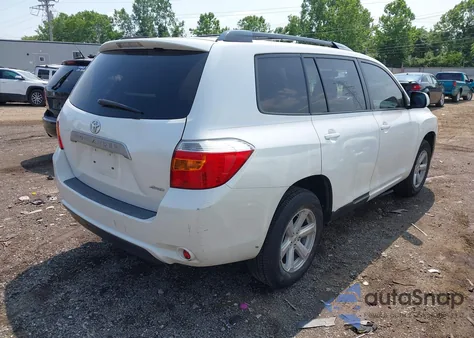 2010 Toyota Highlander Base V6 from USA, damaged, VIN 5TDBK3EHXAS024792